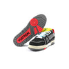 VL Gray Black Red White Yellow VL Print Sneaker Shoes 0221