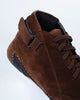 Suede Leather High Top - Dark Brown