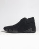 Suede Leather High Top - Midnight Black