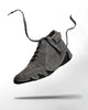 Suede Leather High Top - Pewter Grey