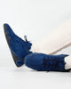 Suede Leather High Top - Prussian Blue