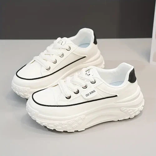 Korean Style Women's Sneakers White