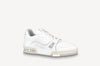 Lois Vuitton Monogram Unisex Leather Logo Sneakers FIRST COPY